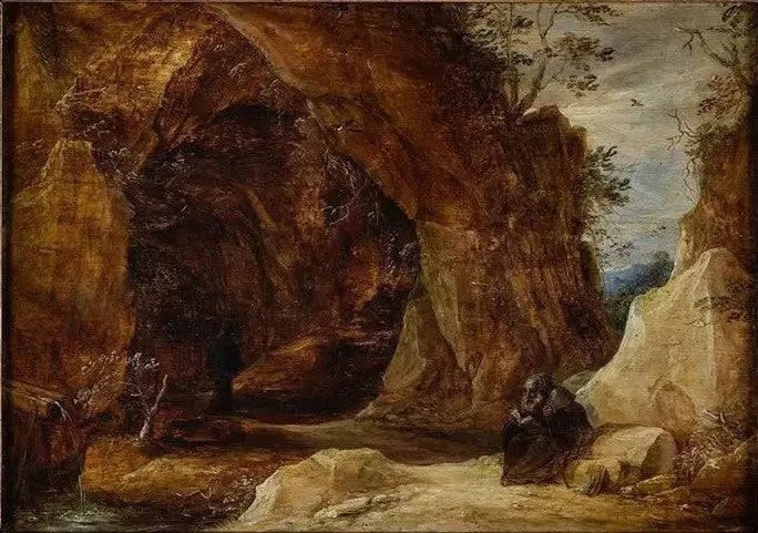 Zittende kluizenaar op een rots bij de ingang van een grot - David Teniers de Jonge

Source:
Ermite assise sur un rocher à l’entrée d’une grotte - David Teniers le Jeune
