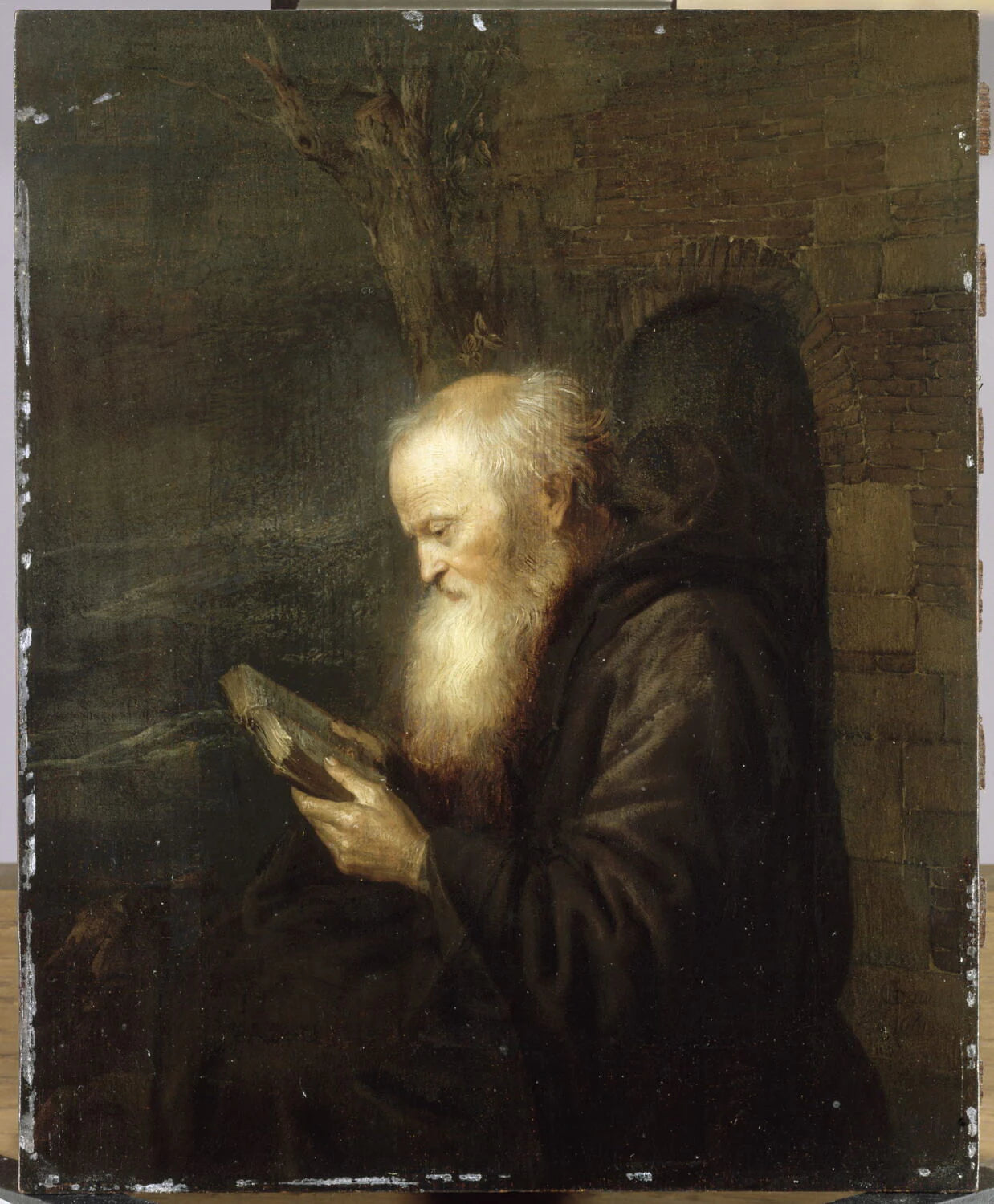 Ermite lisant - Gerard Dou