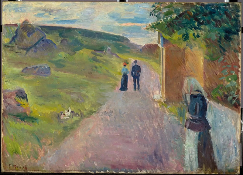 Erotiek op een zomeravond - Edvard Munch