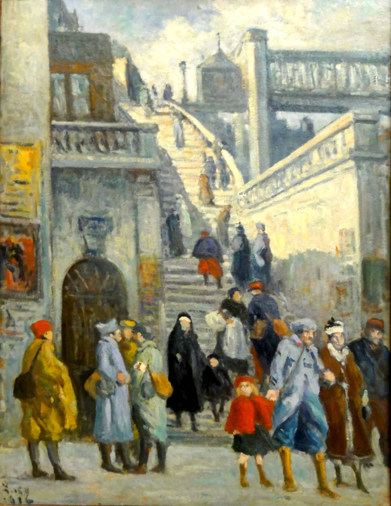 Trap op de Rue de l'Alsace - Maximilien Luce