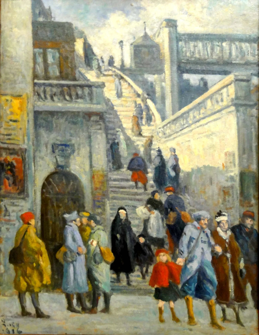 Trap op de Rue de l'Alsace - Maximilien Luce