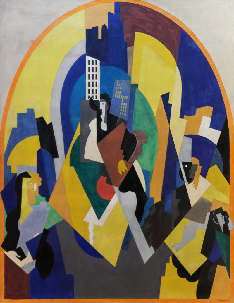 Ritmische ruimte volgens het plan - Albert Gleizes