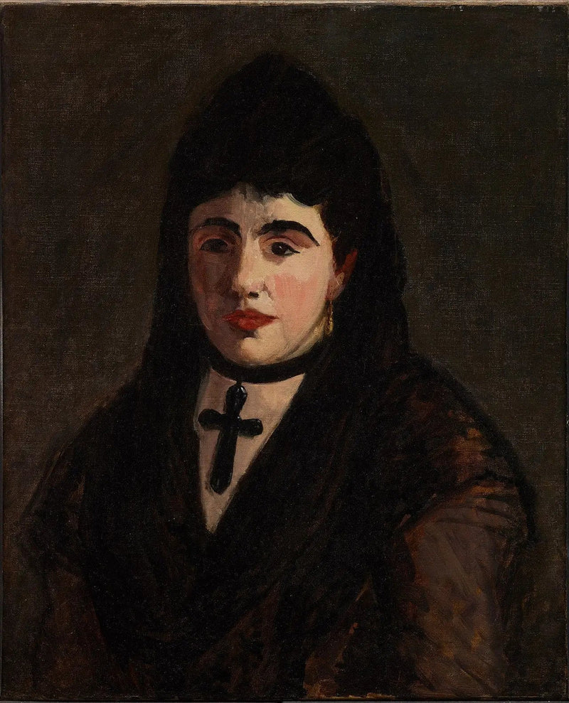 Spaanse bij het Zwarte Kruis - Édouard Manet