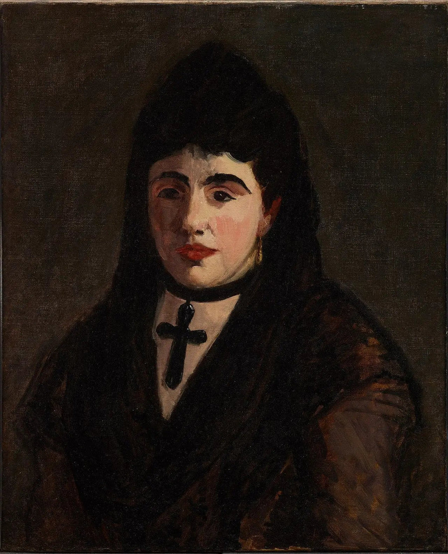Spaanse bij het Zwarte Kruis - Édouard Manet