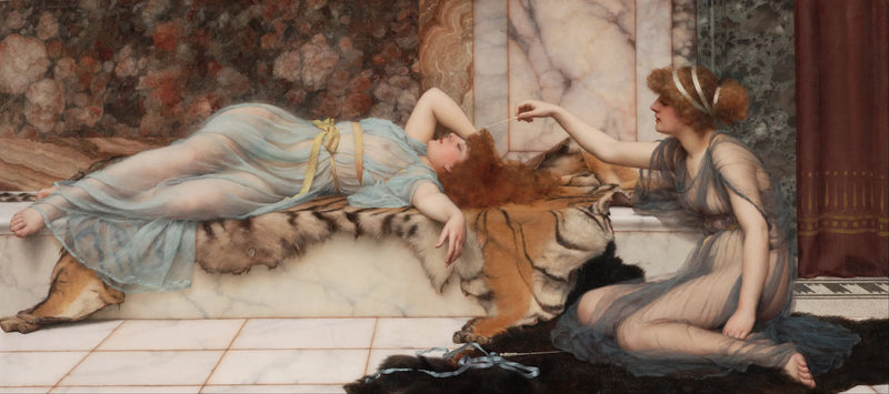 Espièglerie en Rust - John William Godward