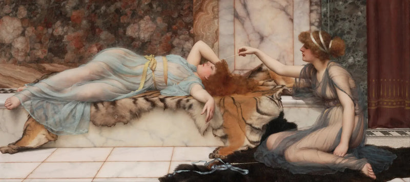 Espièglerie en Rust - John William Godward