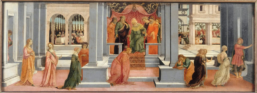 Esther gekozen door Assuérus - Filippino Lippi