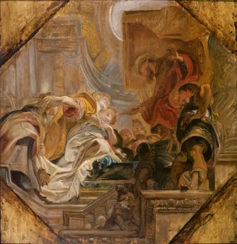 Esther voor Assuérus - Peter Paul Rubens