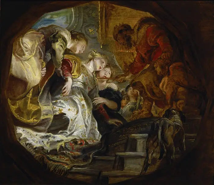 Esther voor Assuérus - Peter Paul Rubens