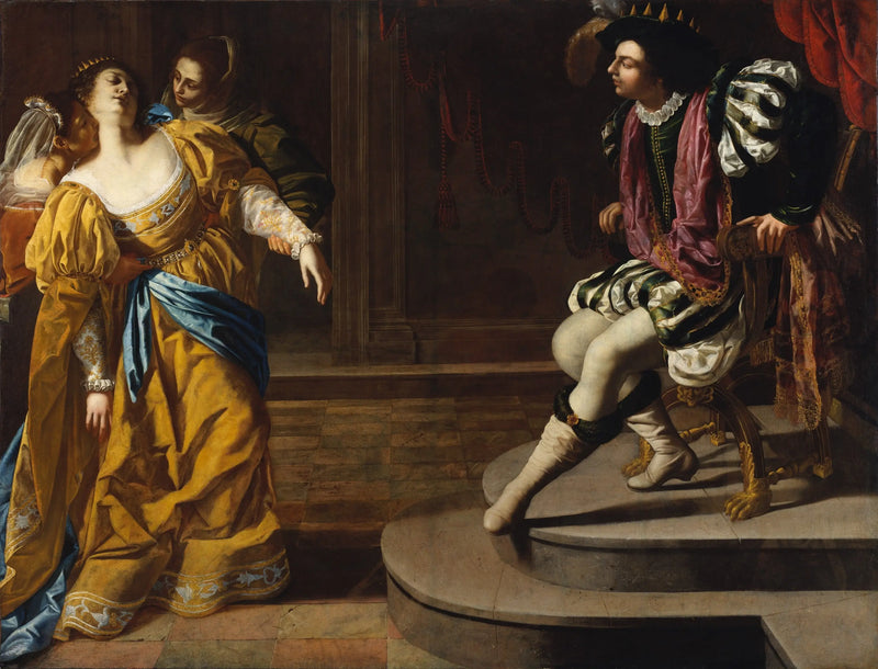 Esther en Assuérus - Artemisia Gentileschi