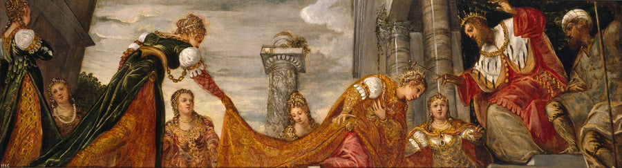 Esther en Ahasverus - Jacopo Tintoretto