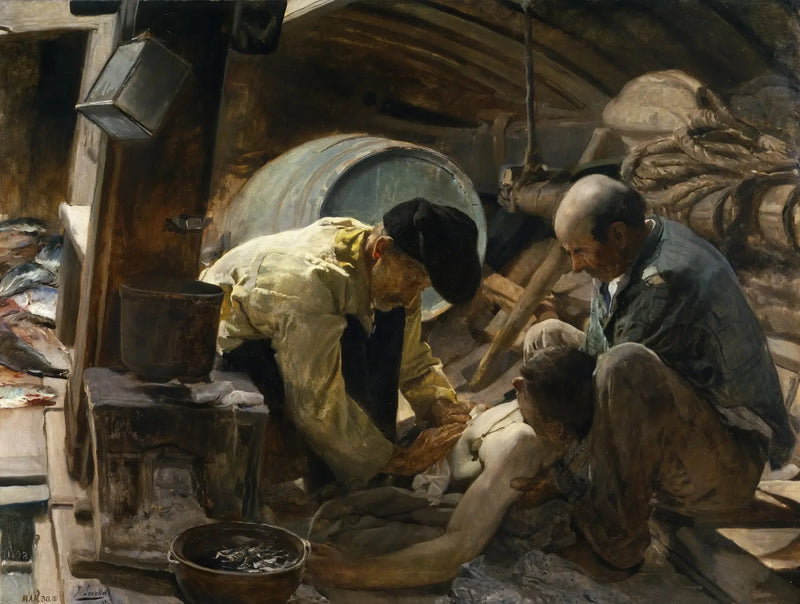 En bovendien zeggen ze dat vis duur is! - Joaquín Sorolla