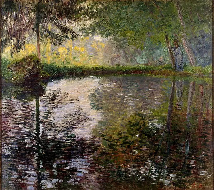 Vijver in Montgeron - Claude Monet