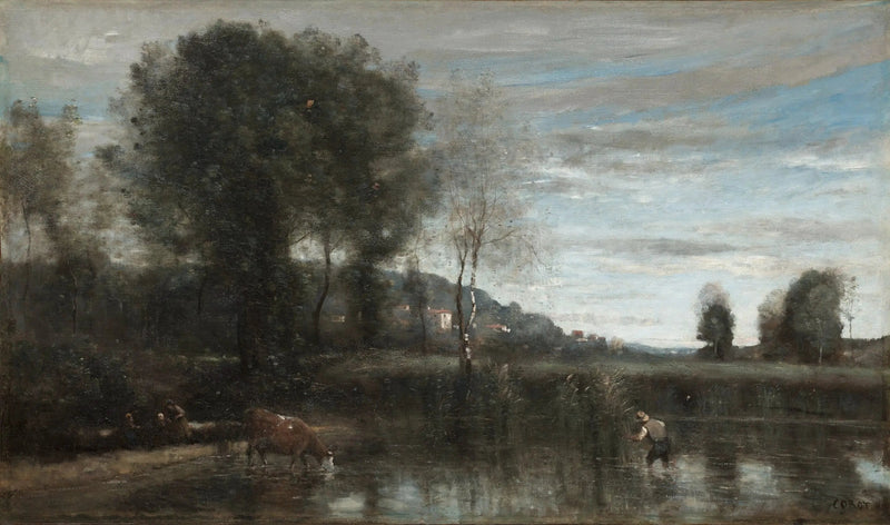 Vijver in Ville-d'Avray - Jean-Baptiste Camille Corot
