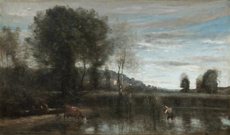Vijver in Ville-d'Avray - Jean-Baptiste Camille Corot