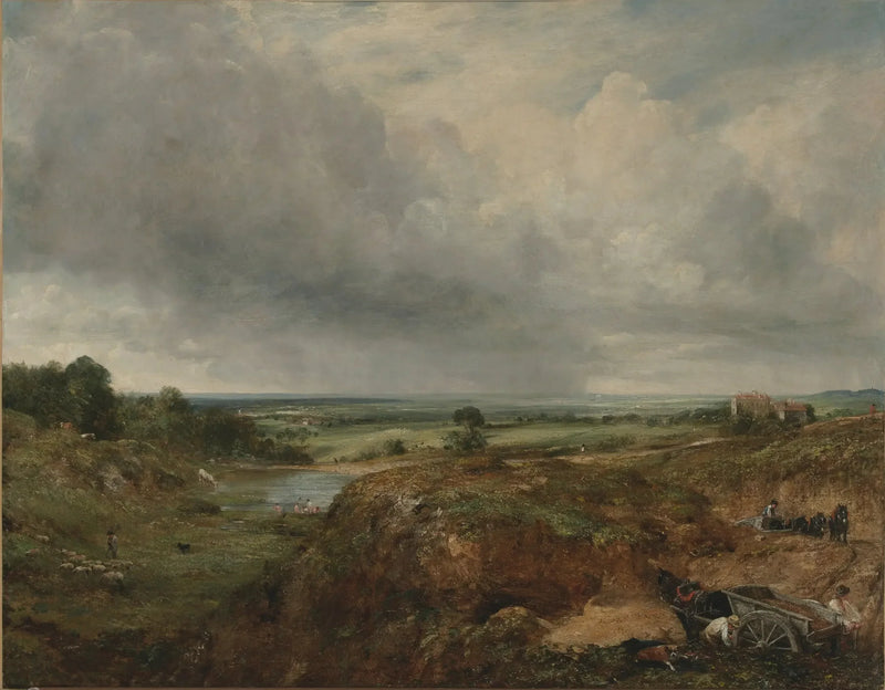 Vijver van Branch Hill, Hampstead Heath (1824) - John Constable