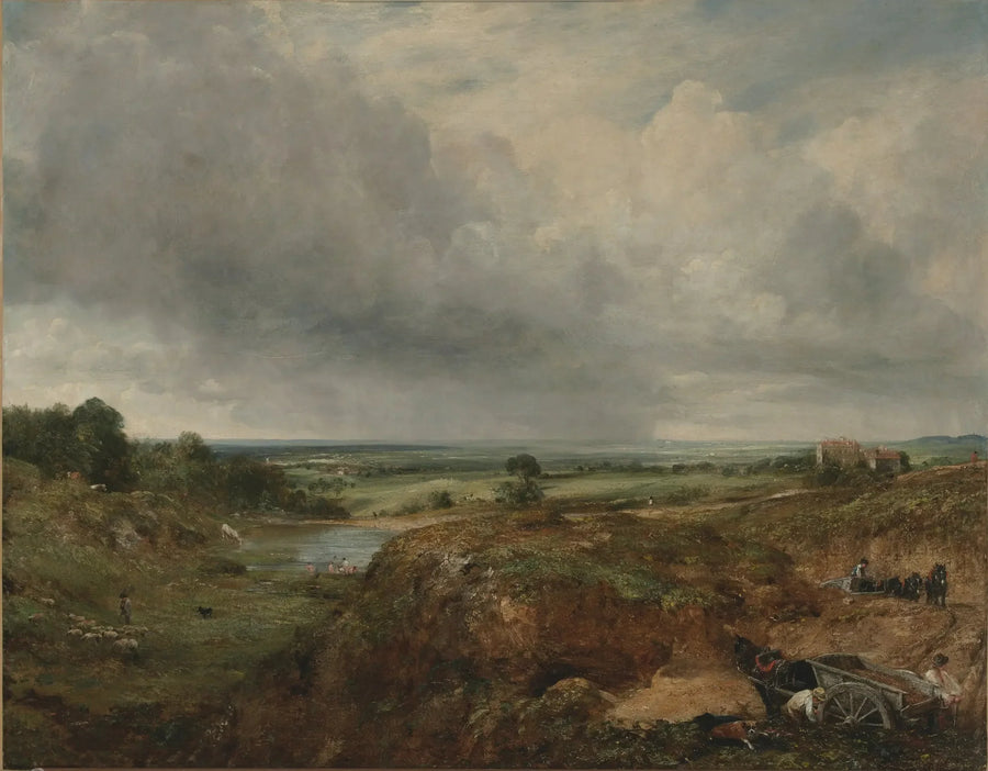 Vijver van Branch Hill, Hampstead Heath (1824) - John Constable