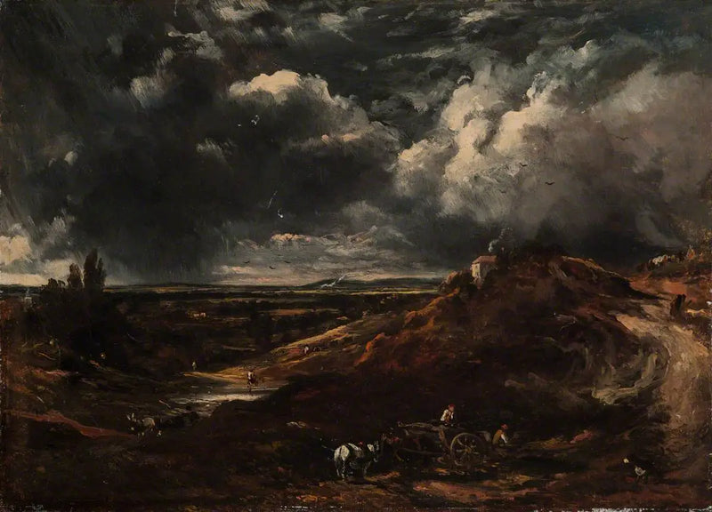 Vijver van Branch Hill, Hampstead Heath - John Constable