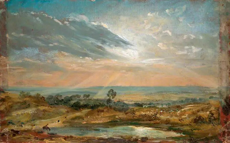 Vijver van Branch Hill, Hampstead - John Constable