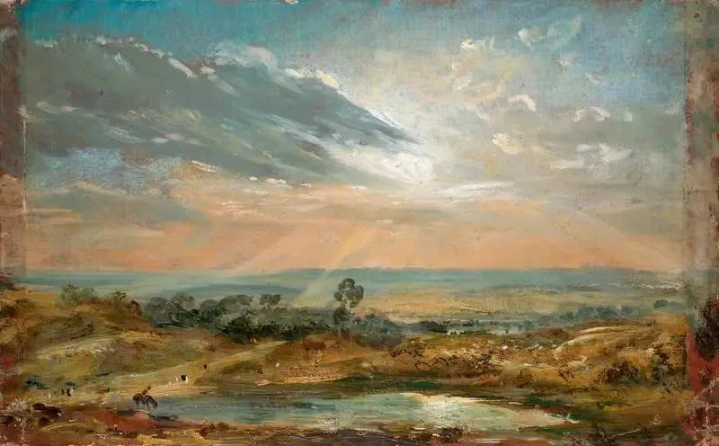 Vijver van Branch Hill, Hampstead - John Constable