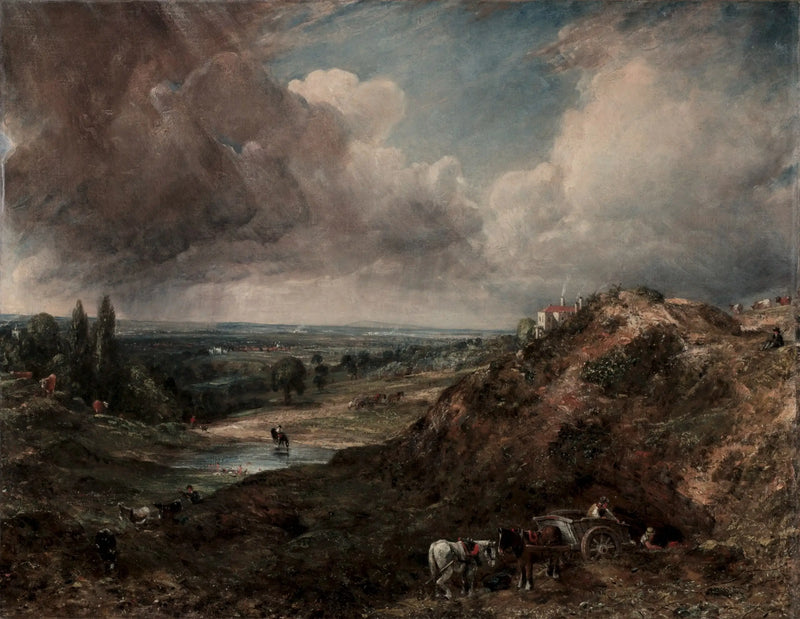Vijver van Branch Hill, Hampstead - John Constable