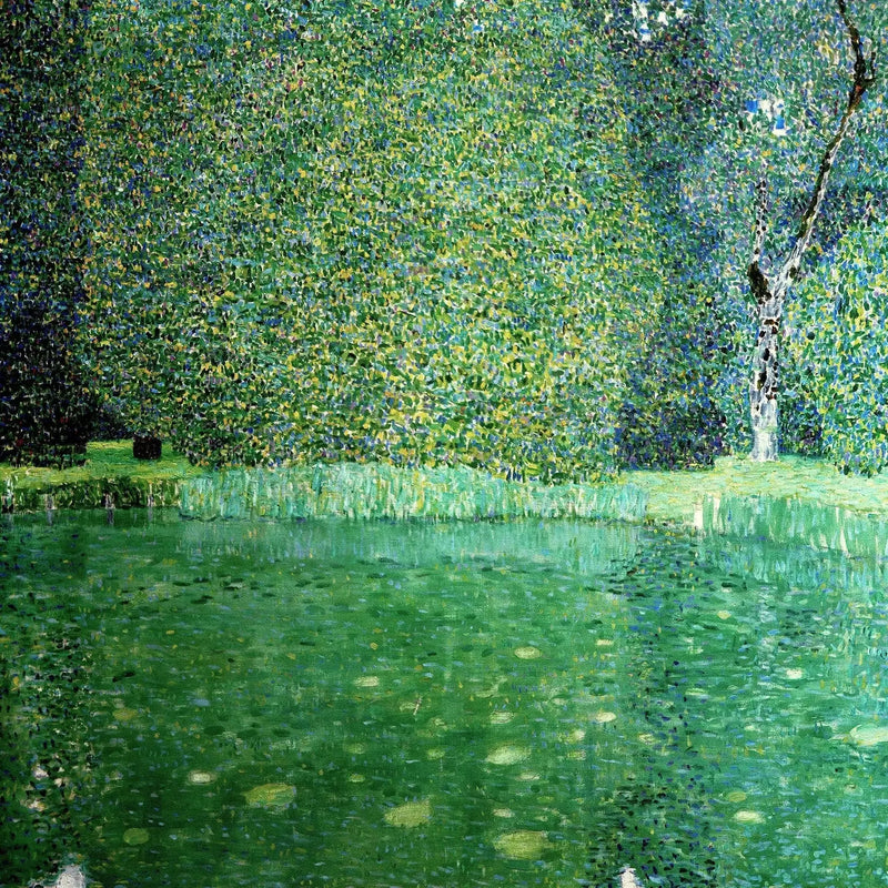Vijver van het kasteel van Kammer - Gustav Klimt