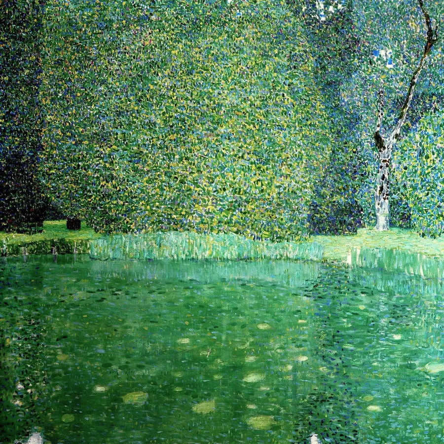 Vijver van het kasteel van Kammer - Gustav Klimt