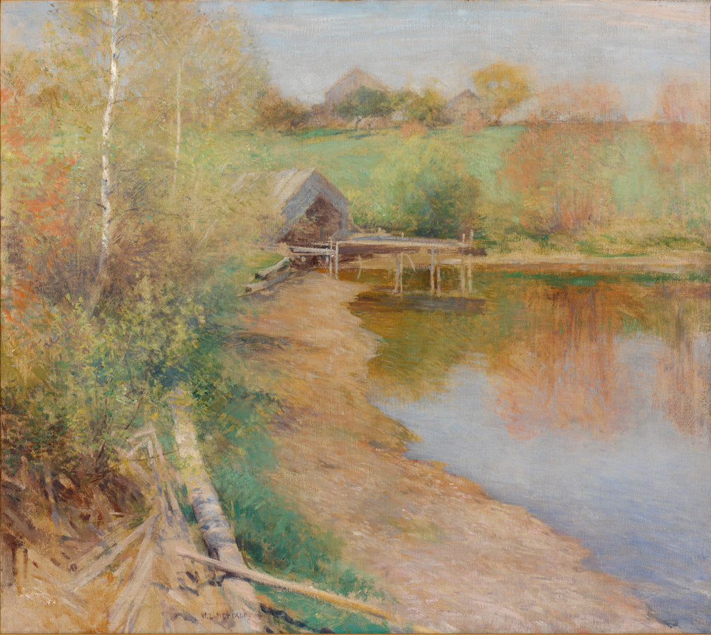 Étang du moulin - Willard Metcalf - Alpha Reproduction