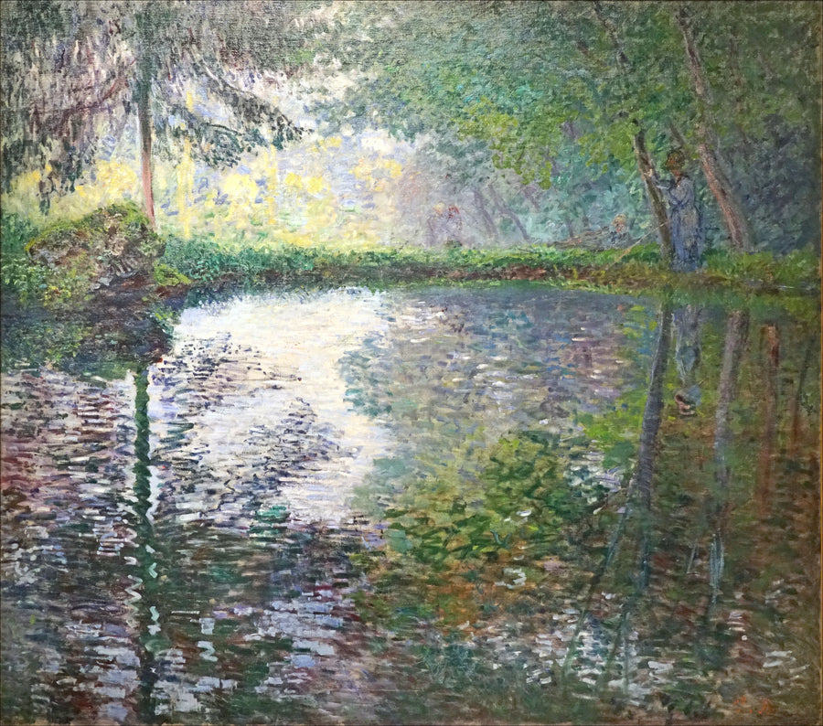 Vijver in Montgeron - Claude Monet