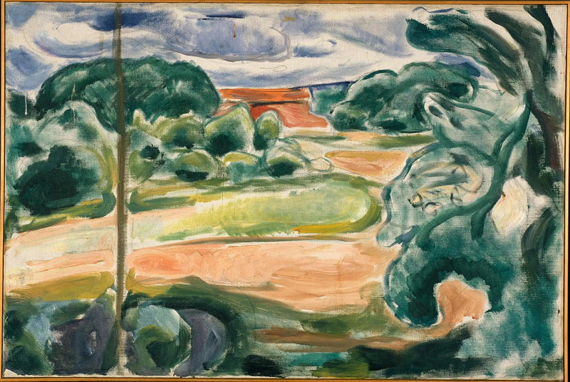 Zomer in Ekely - Edvard Munch