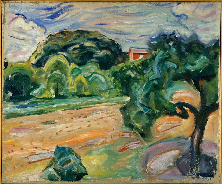 Zomer in Ekely - Edvard Munch