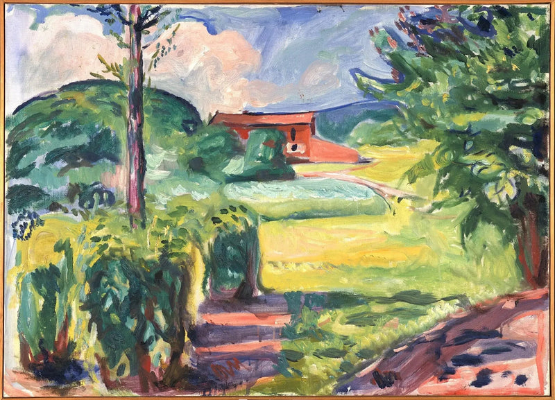 Zomer in Ekely - Edvard Munch