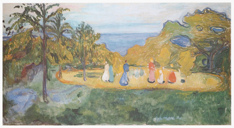 Zomer in het park (Fries Linde) - Edvard Munch