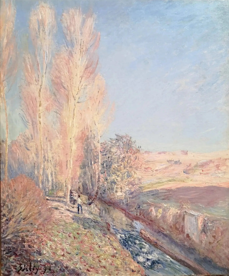 Zomer van Sint-Maarten, omgeving van Moret-sur-Loing - Alfred Sisley