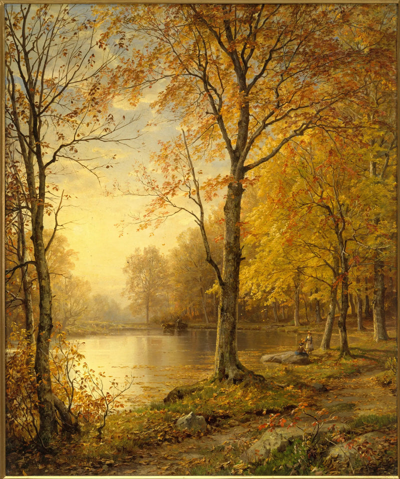 Herfst in de zomer - William Trost Richards