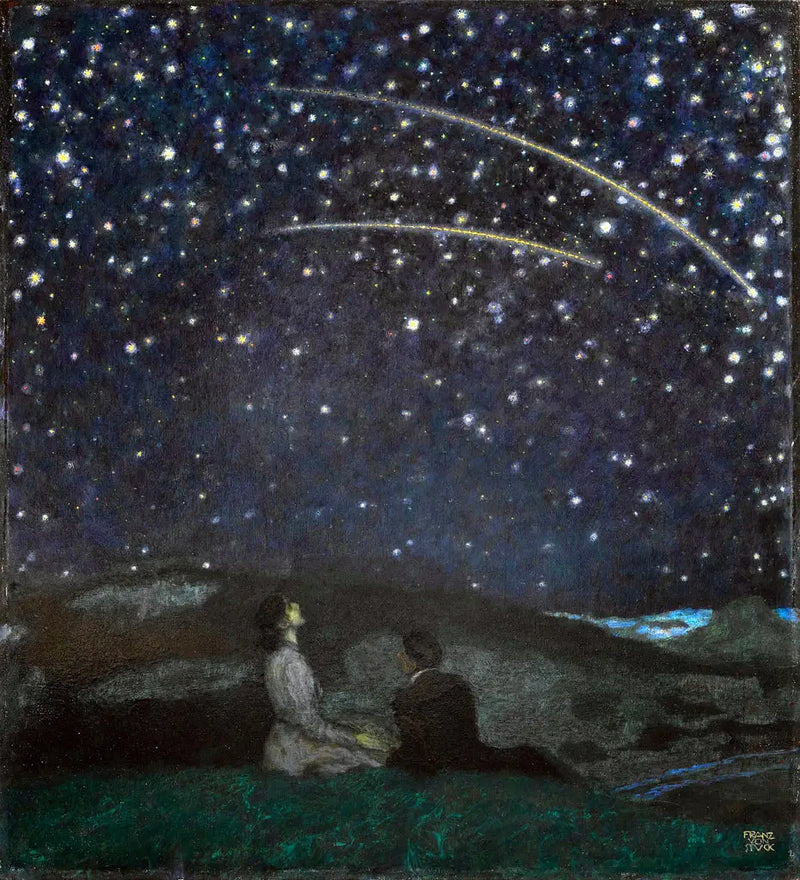 Vallende Sterren - Franz Von Stuck