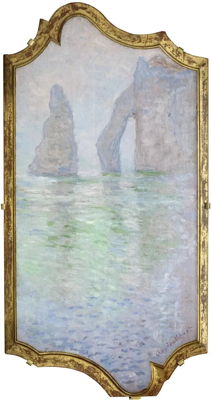Étretat, L'Aiguille en de Porte d'Aval W1043 - Claude Monet