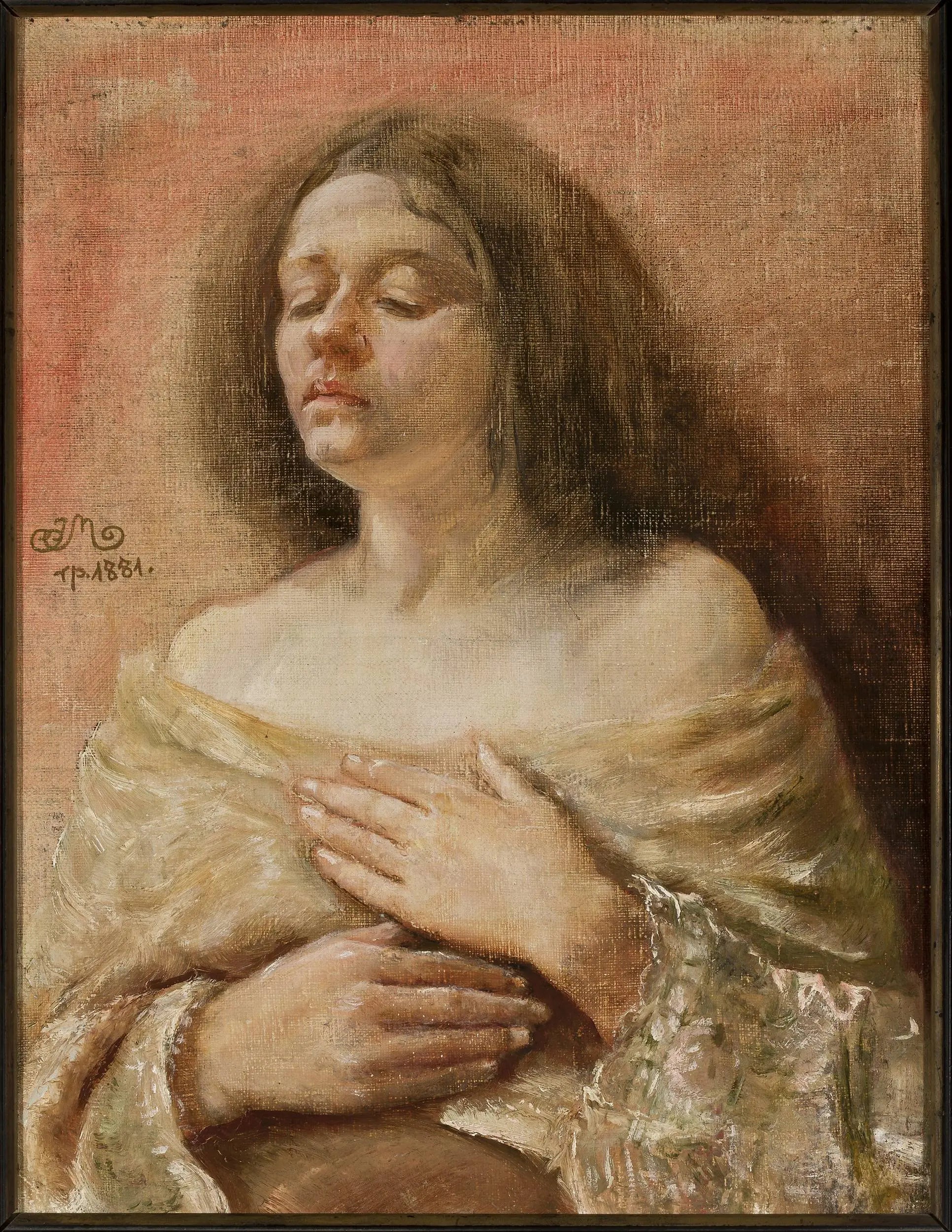 Étude de portrait d’une femme - Jan Matejko - Alpha Reproduction