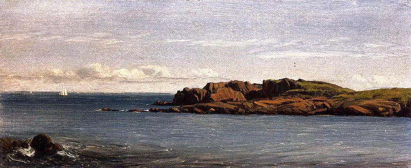 Studeren aan de kust van Massachusetts - Sanford Robinson Gifford
