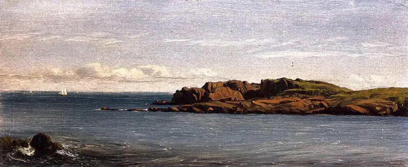 Studeren aan de kust van Massachusetts - Sanford Robinson Gifford