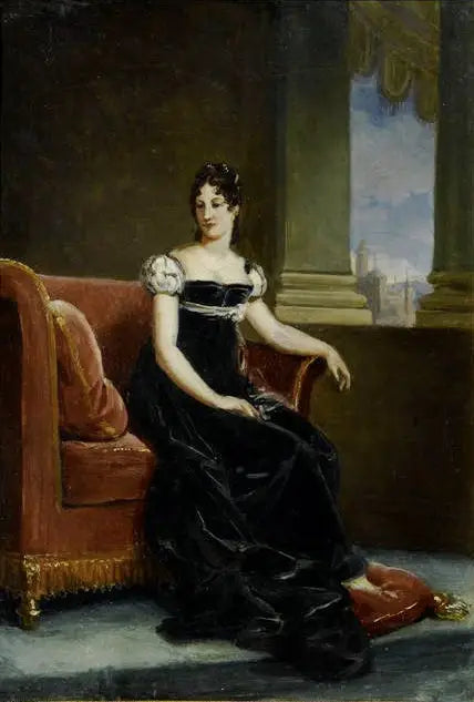 Eugénie-Bernardine-Désirée Clary, koningin van Zweden (1781-1860) - François Gérard

Source:
Eugénie-Bernardine-Désirée Clary, reine de Suède (1781-1860) - François Gérard