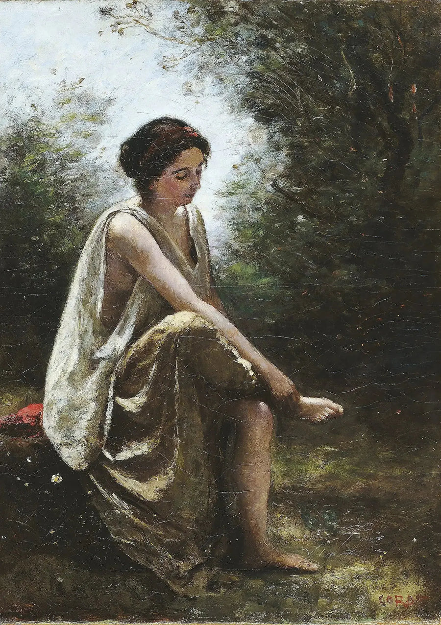 Gewonde Eurydice - Jean-Baptiste Camille Corot
