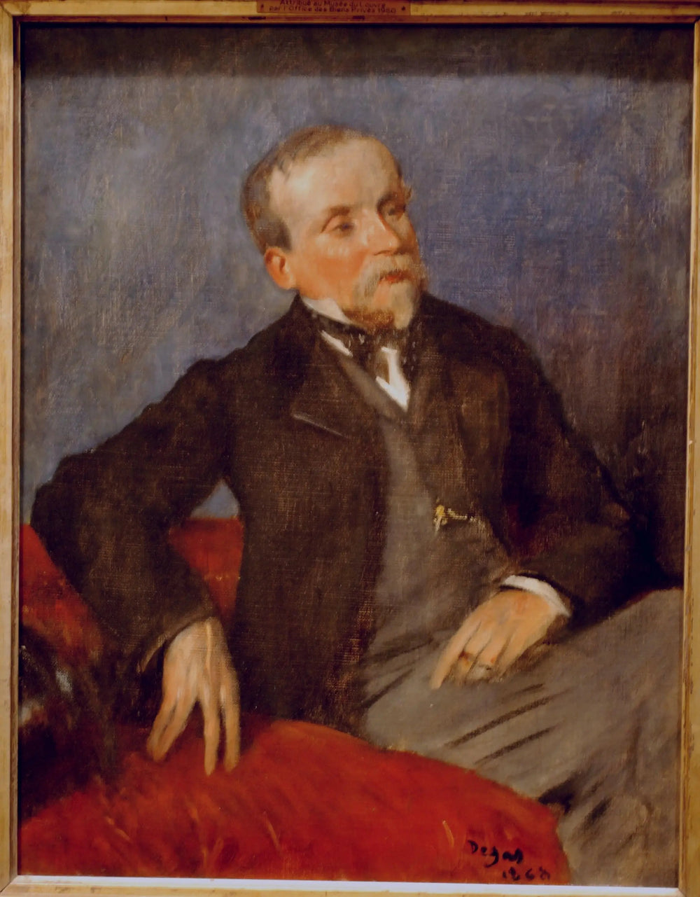 Reproduction du tableau « Évariste de Valernes - Edgar Degas » par Alpha Reproduction en peinture à l’huile