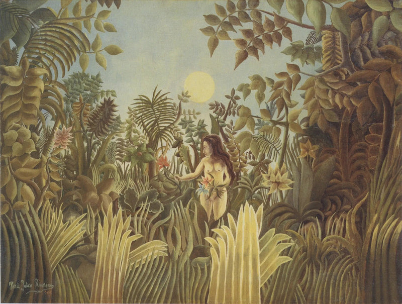 Eva in de Tuin van Eden - Henri Rousseau