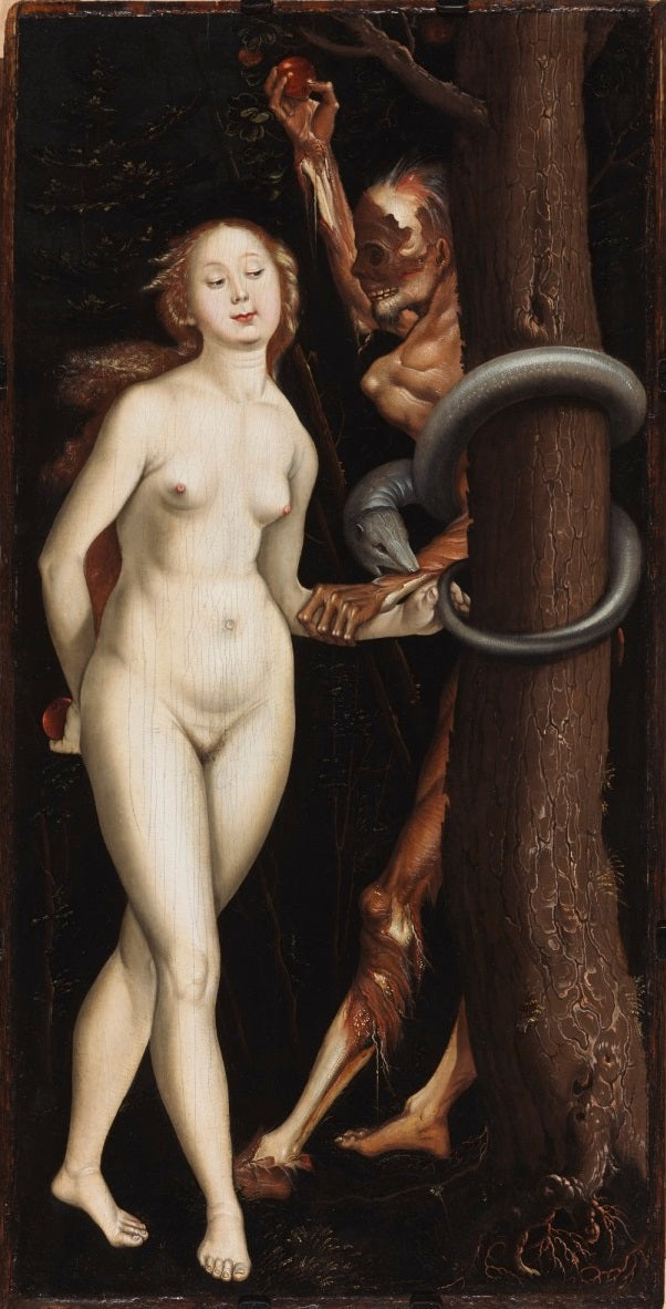 Eva, de slang en de dood - Hans Baldung Grien