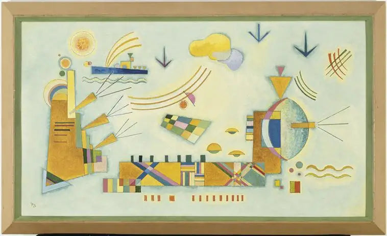 Événement doux - Vassily Kandinsky image 1 copie de tableau peinte à la main
