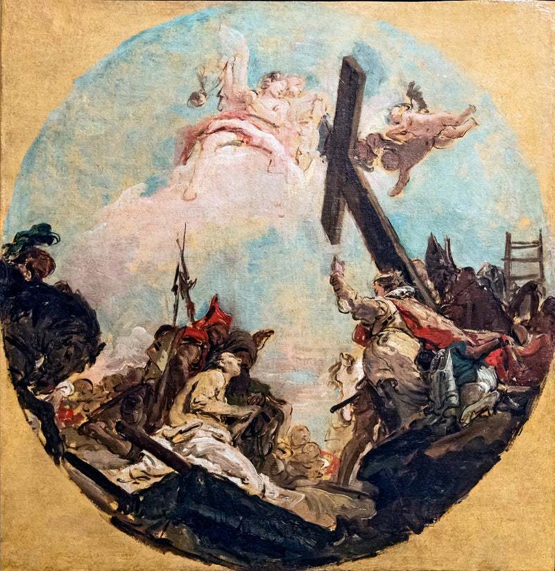 Verheerlijking van het Kruis en Sint-Helen - Giovanni Battista Tiepolo