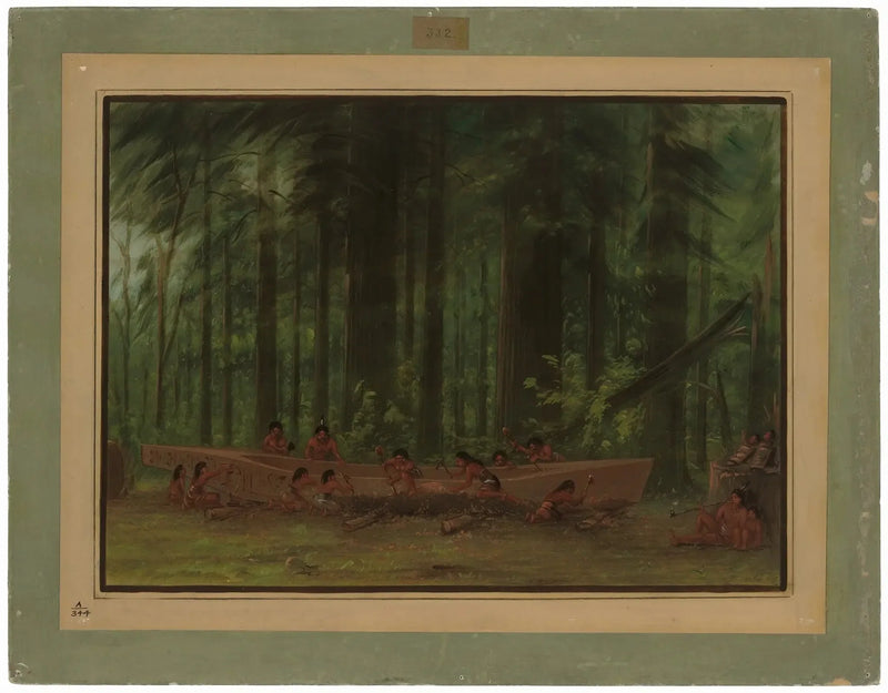 Opgraving van een kano - Naya-indianen - George Catlin

Source:
Excavation d'un canot - Indiens Nayas - George Catlin