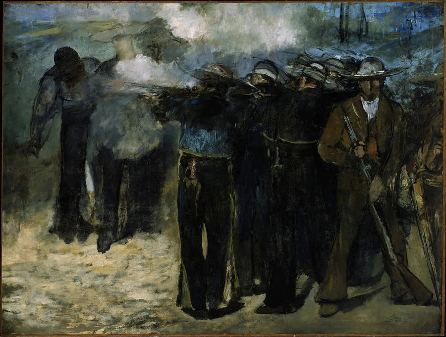 Executie van keizer Maximiliaan van Mexico - Édouard Manet