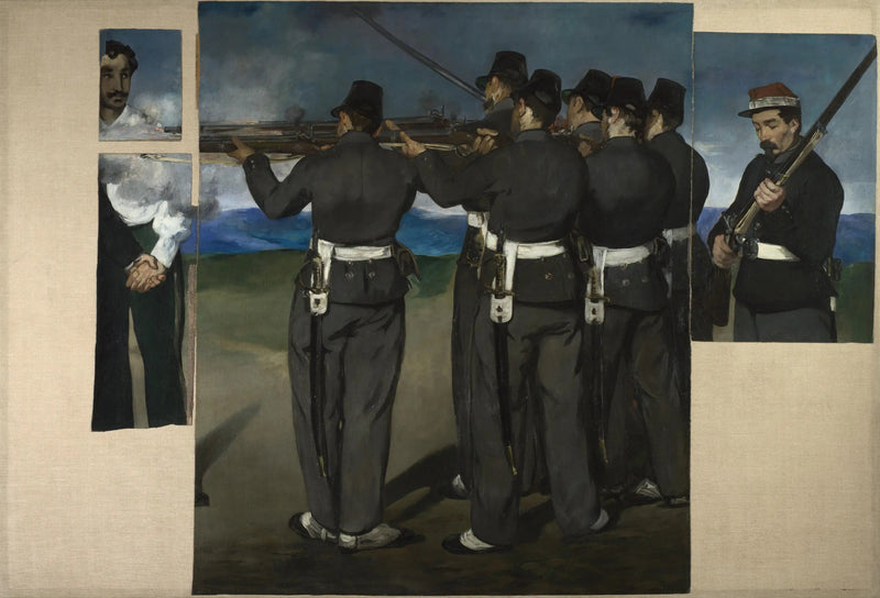 Executie van keizer Maximiliaan van Mexico - Édouard Manet